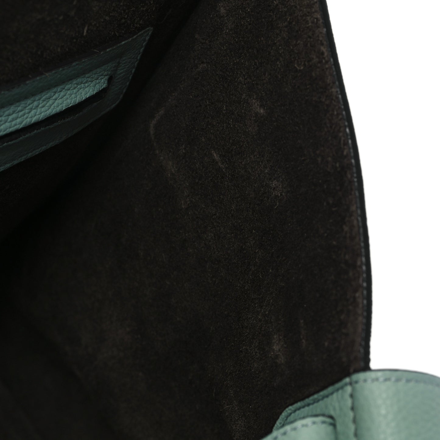 Baby Grained Calfskin Medium Phantom Luggage Jade