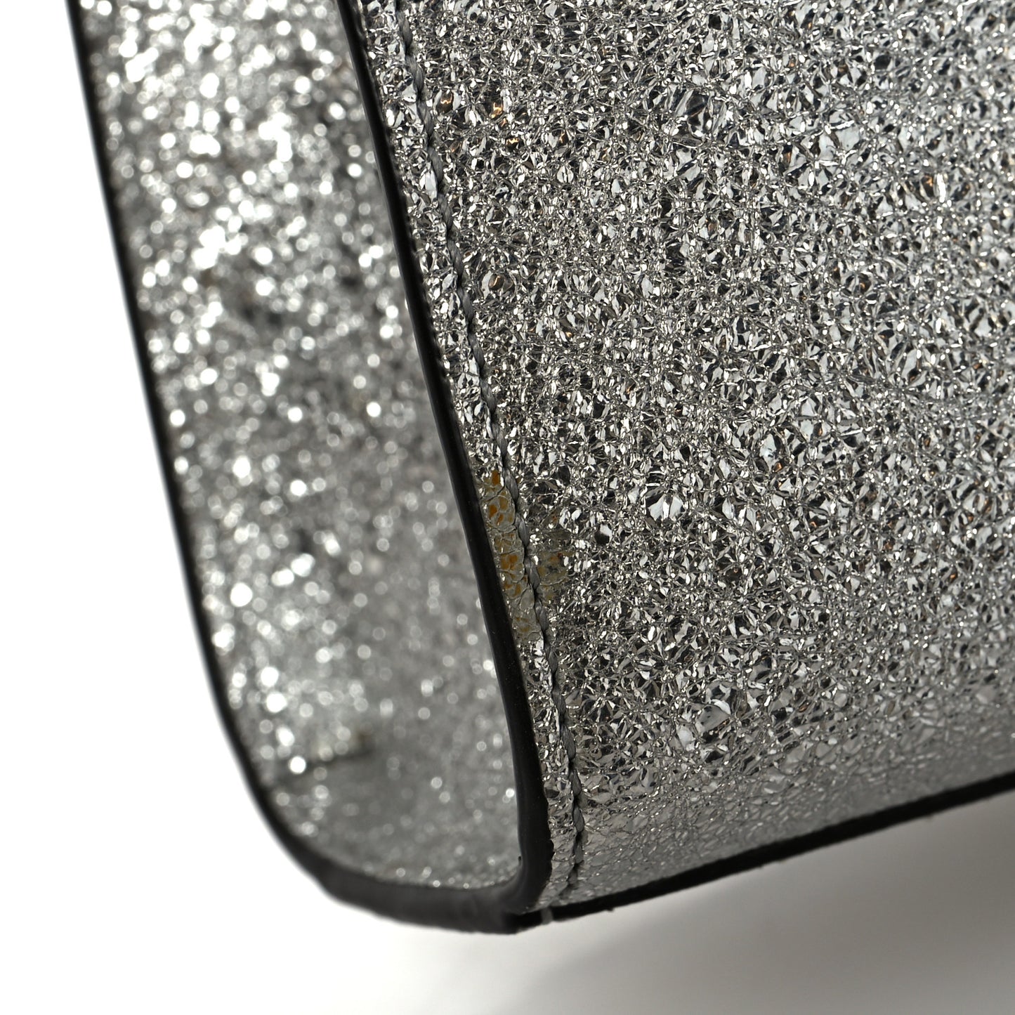 Galassia Small Padlock Shoulder Bag Argento