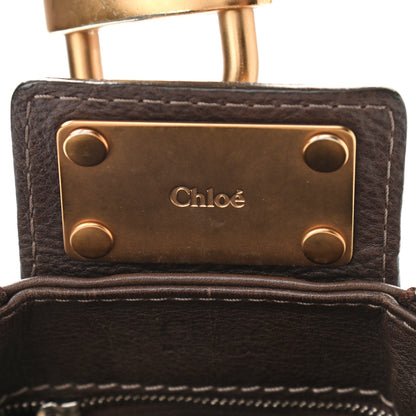 Chloe Calfskin Paddington Front Pocket Tote Chocolate 6 of 10