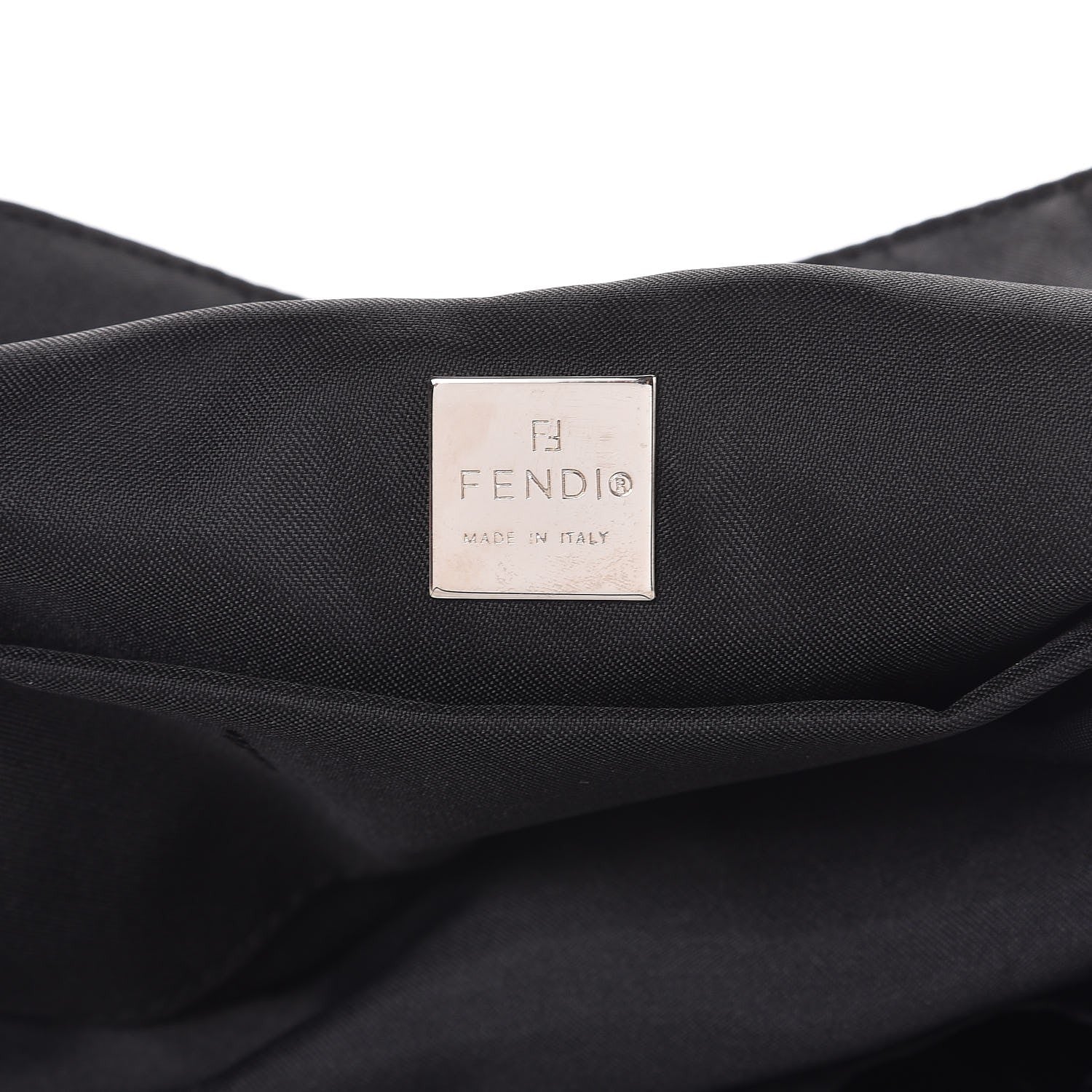 Fendi Zucchino Small Shoulder Bag Black 6 of 10