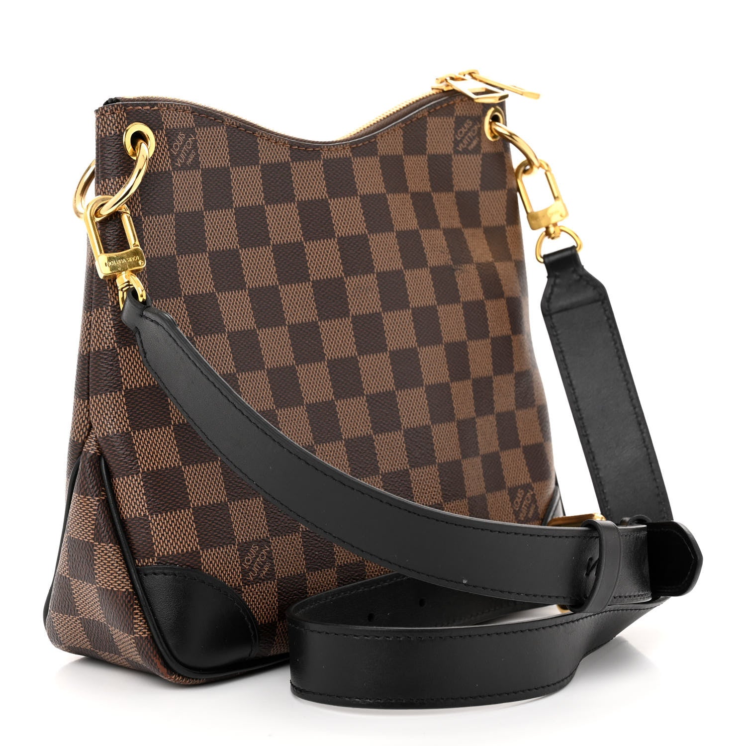 Louis Vuitton Damier Ebene Odeon PM Black 3 of 10