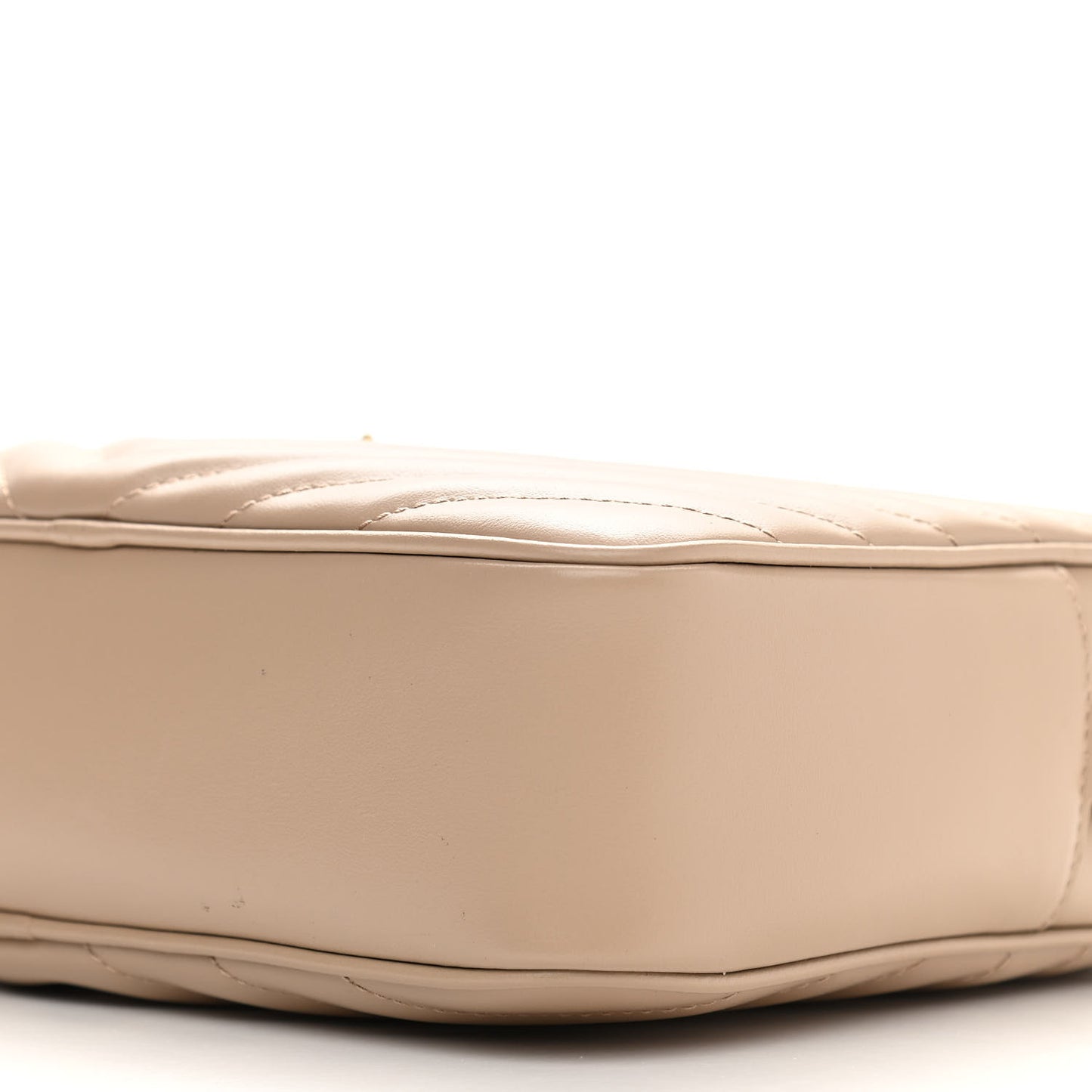 Calfskin Matelasse Monogram Lou Camera Bag Dark Beige