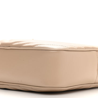 Saint Laurent Calfskin Matelasse Monogram Lou Camera Bag Dark Beige 9 of 9