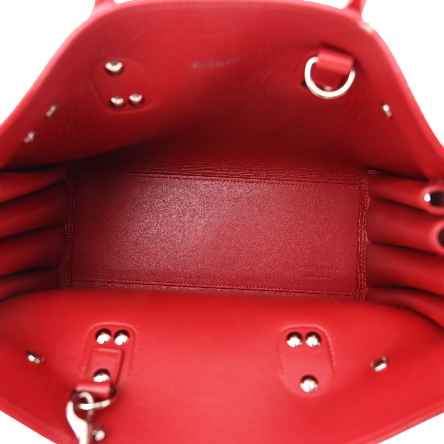 Saint Laurent Grained Calfskin Baby Sac De Jour Red 4 of 13
