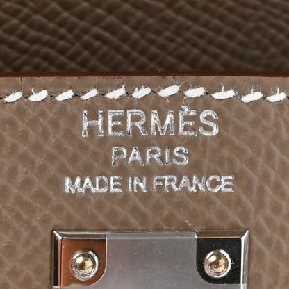 Hermes Epsom Kelly Sellier 25 Etoupe 6 of 11
