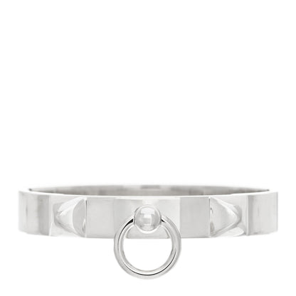 Hermes Sterling Silver PM Collier De Chien Bracelet SH 1 of 4