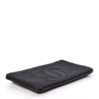 Chanel Satin CC Evening Bag Black 4 of 8
