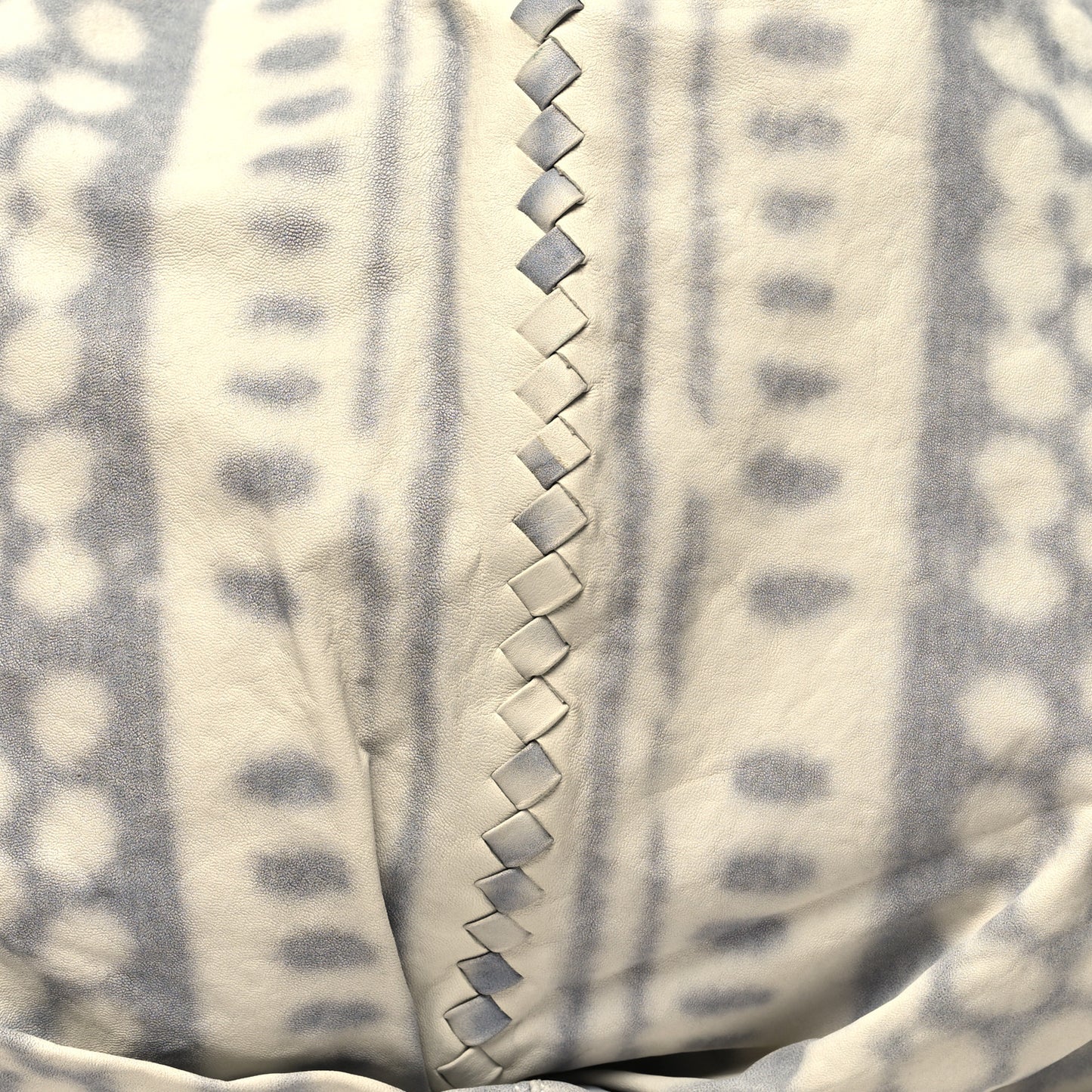 Intrecciato Nappa Aquilone Fortune Cookie Hobo White