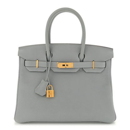 Hermes Togo Birkin 30 Bleu Glacier 1 of 14
