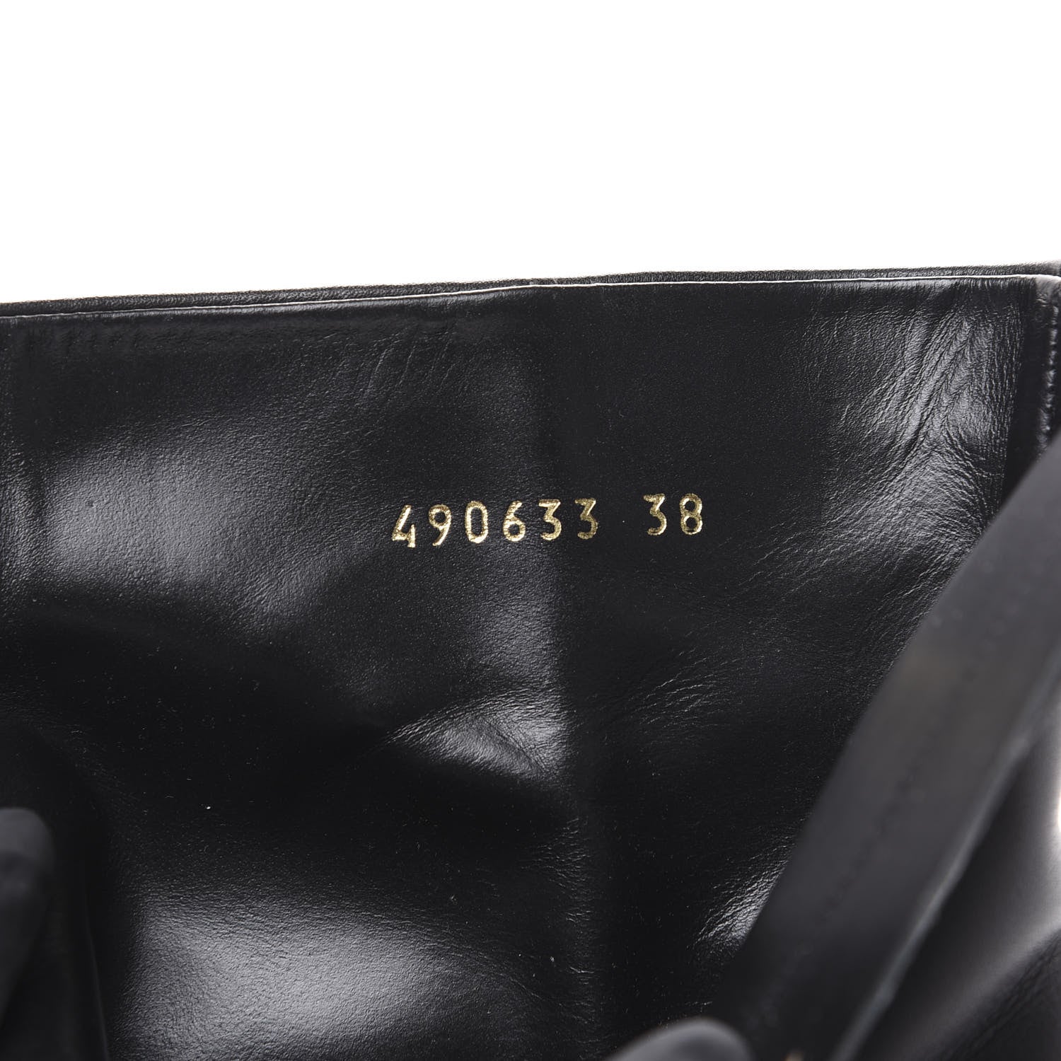 Balenciaga Shiny Sheepskin 20mm Oval Booties 38 Black 10 of 10