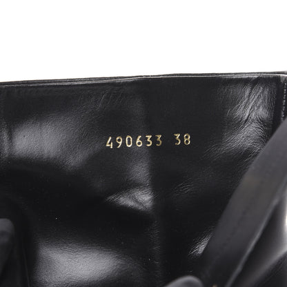Balenciaga Shiny Sheepskin 20mm Oval Booties 38 Black 10 of 10