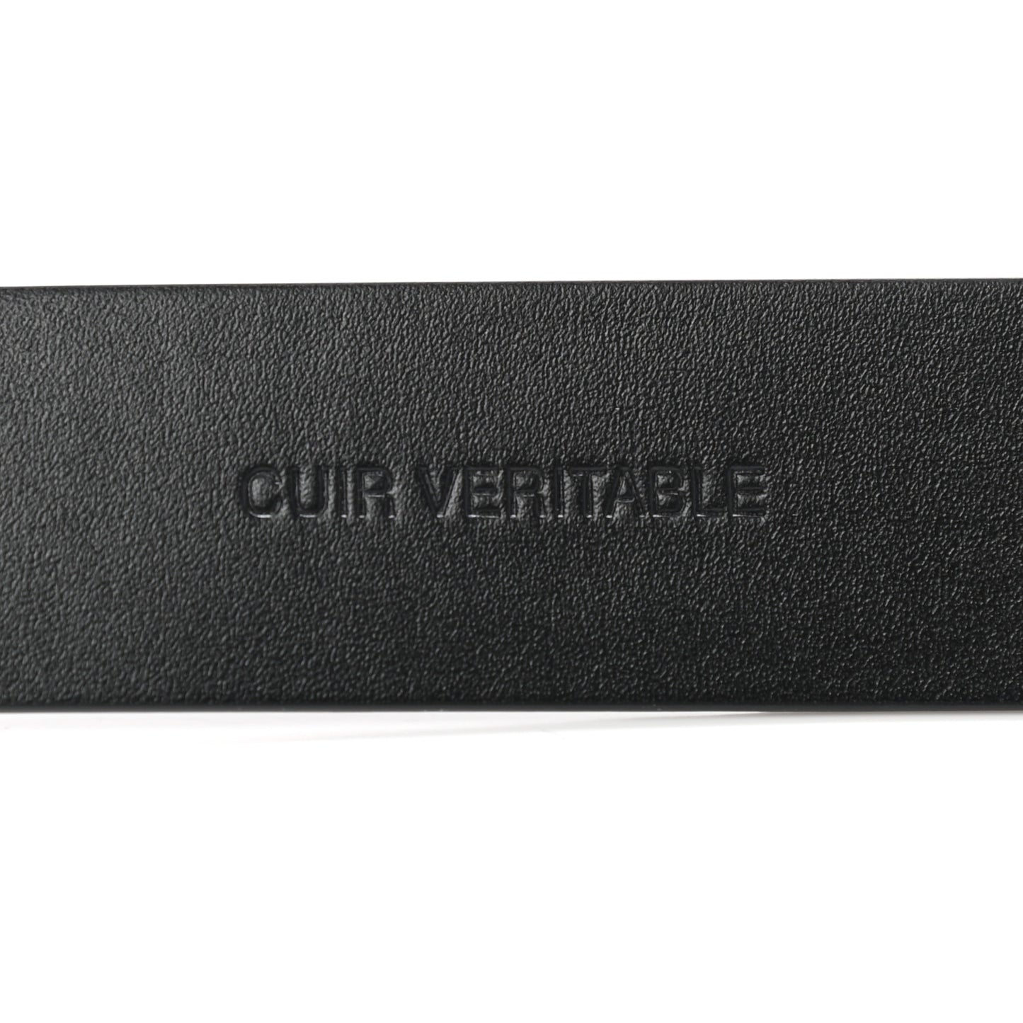 Calfskin CC Chain Vintage Allure Logo Belt 85 34 Black