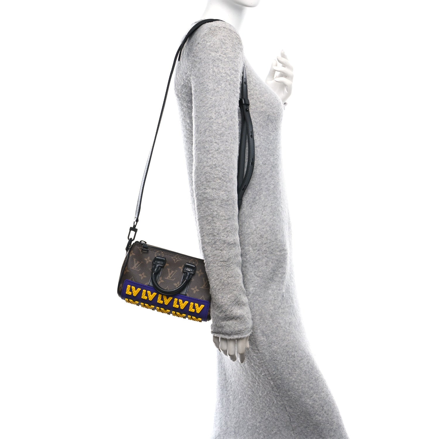 Louis Vuitton Monogram LV Rubber Keepall XS Multicolor 2 of 10