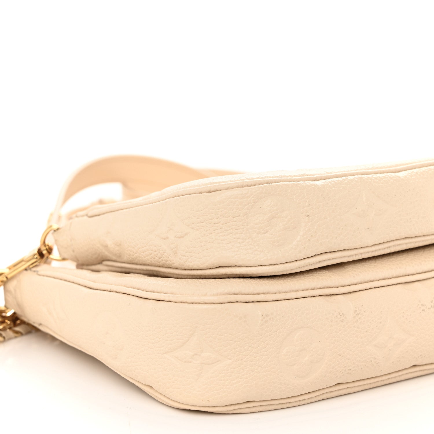 Louis Vuitton Empreinte Monogram Giant Multi Pochette Accessories Cream 9 of 10