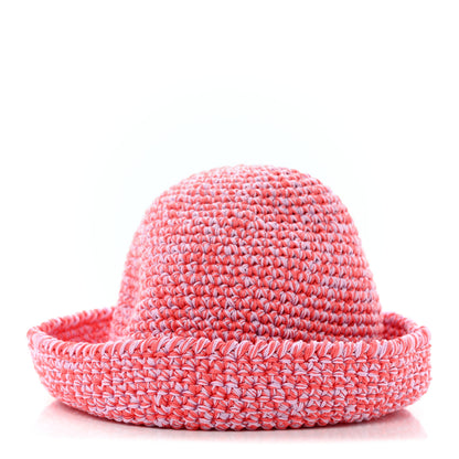 Hermes Cotton Crochet Gigi Bucket Hat M Rose Lilas 1 of 10