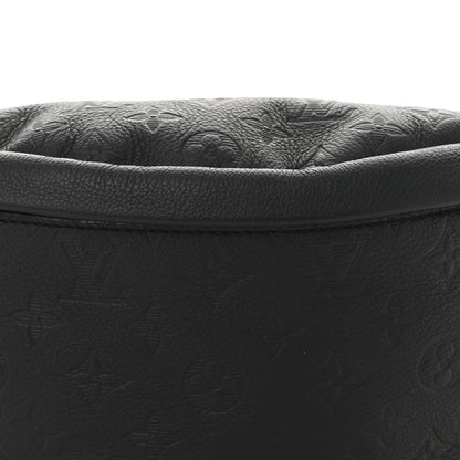 Louis Vuitton Calfskin Monogram Shadow Discovery Bumbag Black 7 of 10