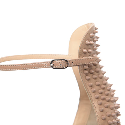 Christian Louboutin Patent Nappa Trezanita 70 Sandals 36 Nude 8 of 9