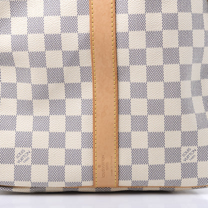 Louis Vuitton Damier Azur Keepall Bandouliere 55 8 of 9