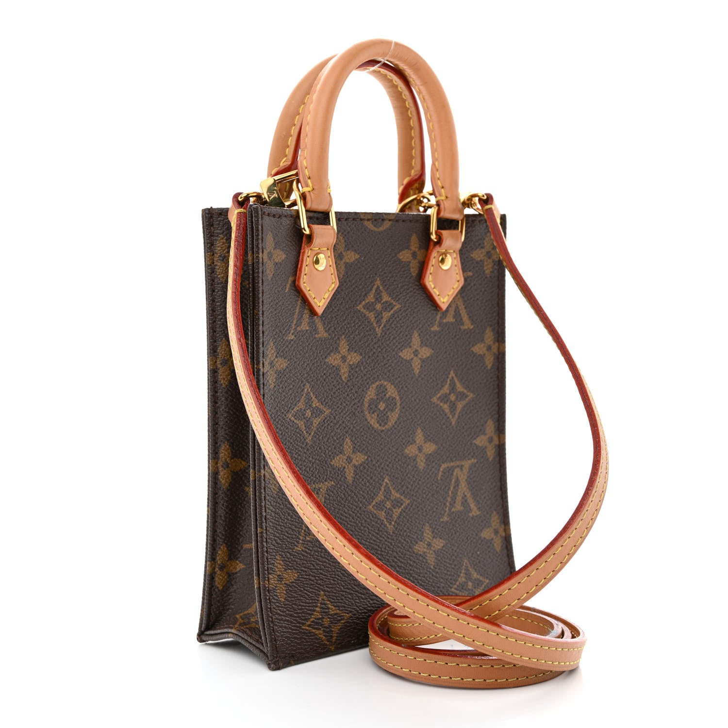 Louis Vuitton Monogram Petit Sac Plat 3 of 14