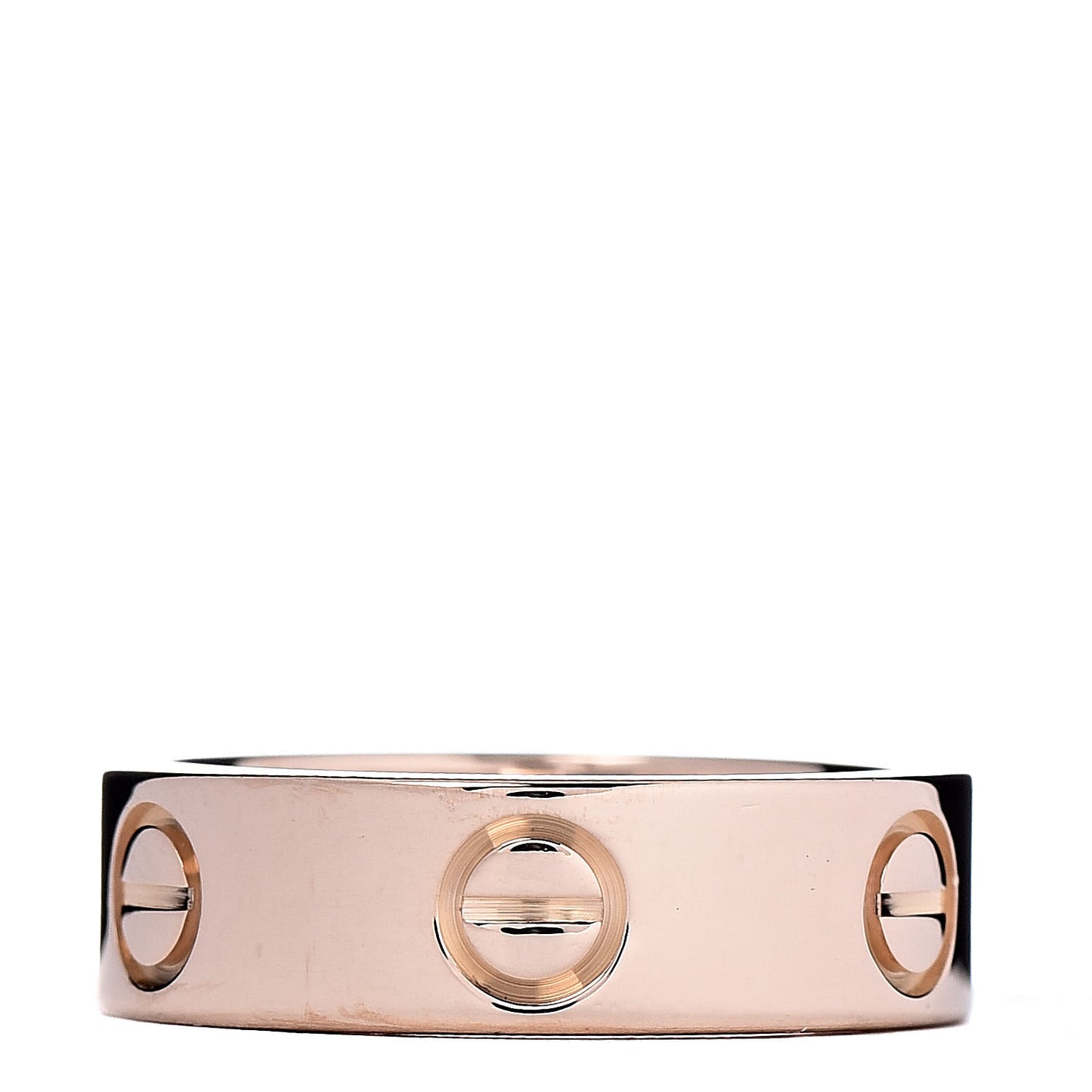 18K Pink Gold 5.5mm LOVE Ring 50 5.25
