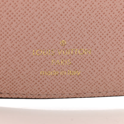 Louis Vuitton Damier Ebene Victorine Wallet Rose Ballerine 6 of 9