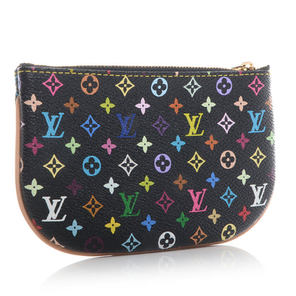 Louis Vuitton Monogram Multicolor Pochette Plate MM Black 3 of 7