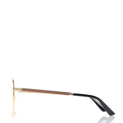 Gucci Aviator Eyeglasses GG0138S Gold Black 3 of 9
