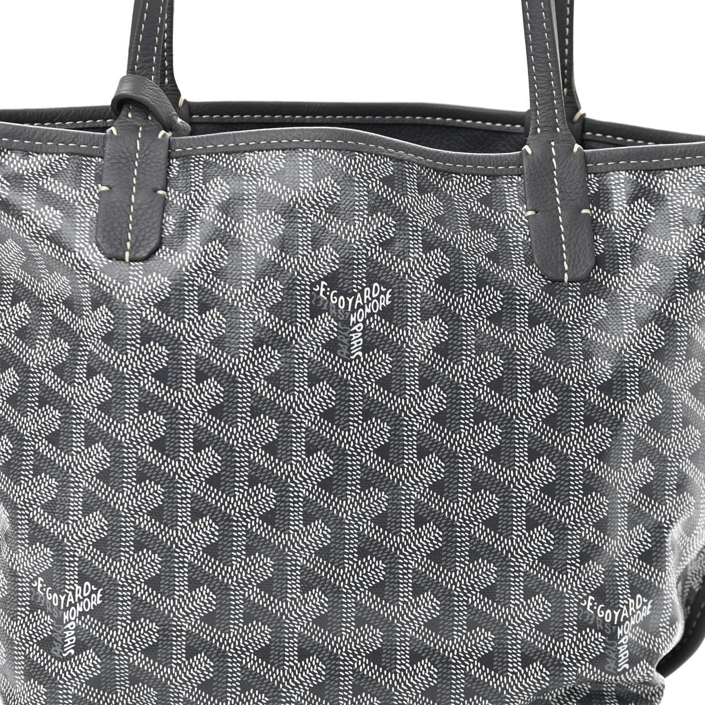 Goyardine Reversible Mini Anjou Grey