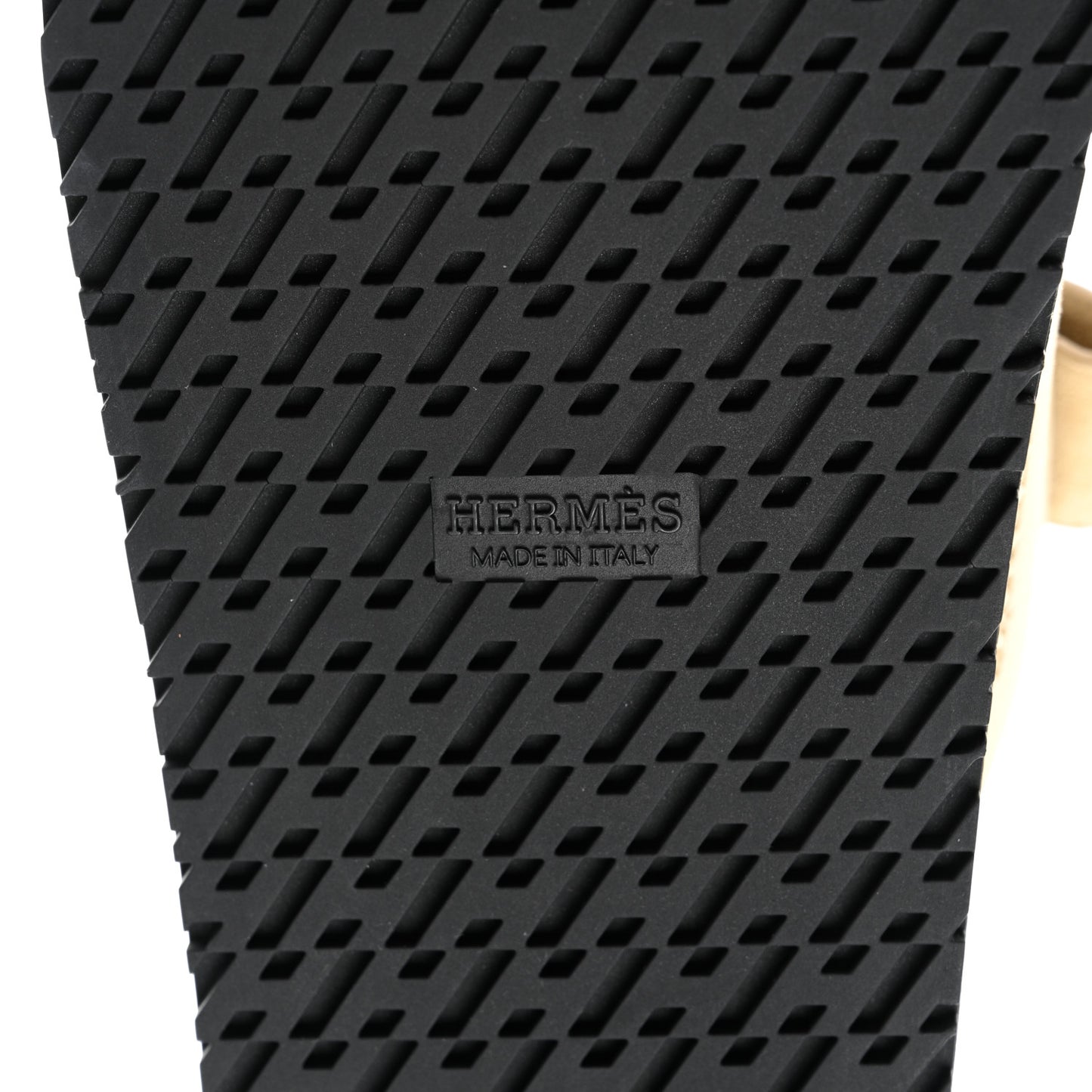 Suede Goatskin Womens Chypre Sandals 40.5 Beige Lin