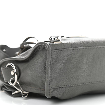 Balenciaga Chevre Silver Metallic Edge Hardware Mini City Gris Acier 8 of 9