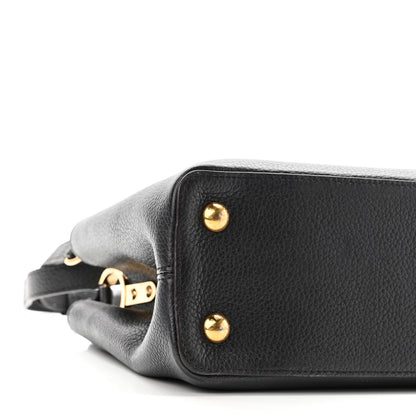 Louis Vuitton Taurillon Capucines PM Black 7 of 10