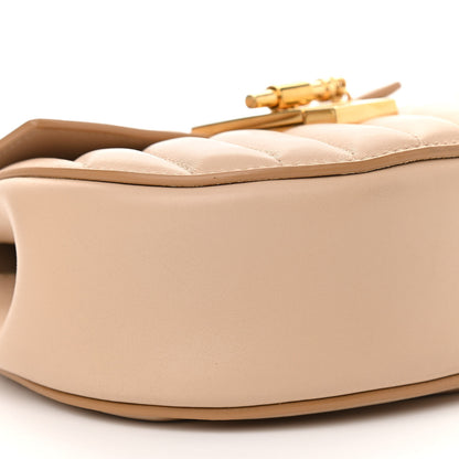 Chloe Calfskin Quilted Mini Drew Bijou Shoulder Bag Pearl Beige 9 of 10