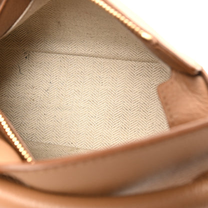 Loewe Grained Calfskin Mini Puzzle Edge Bag Toffee 5 of 9