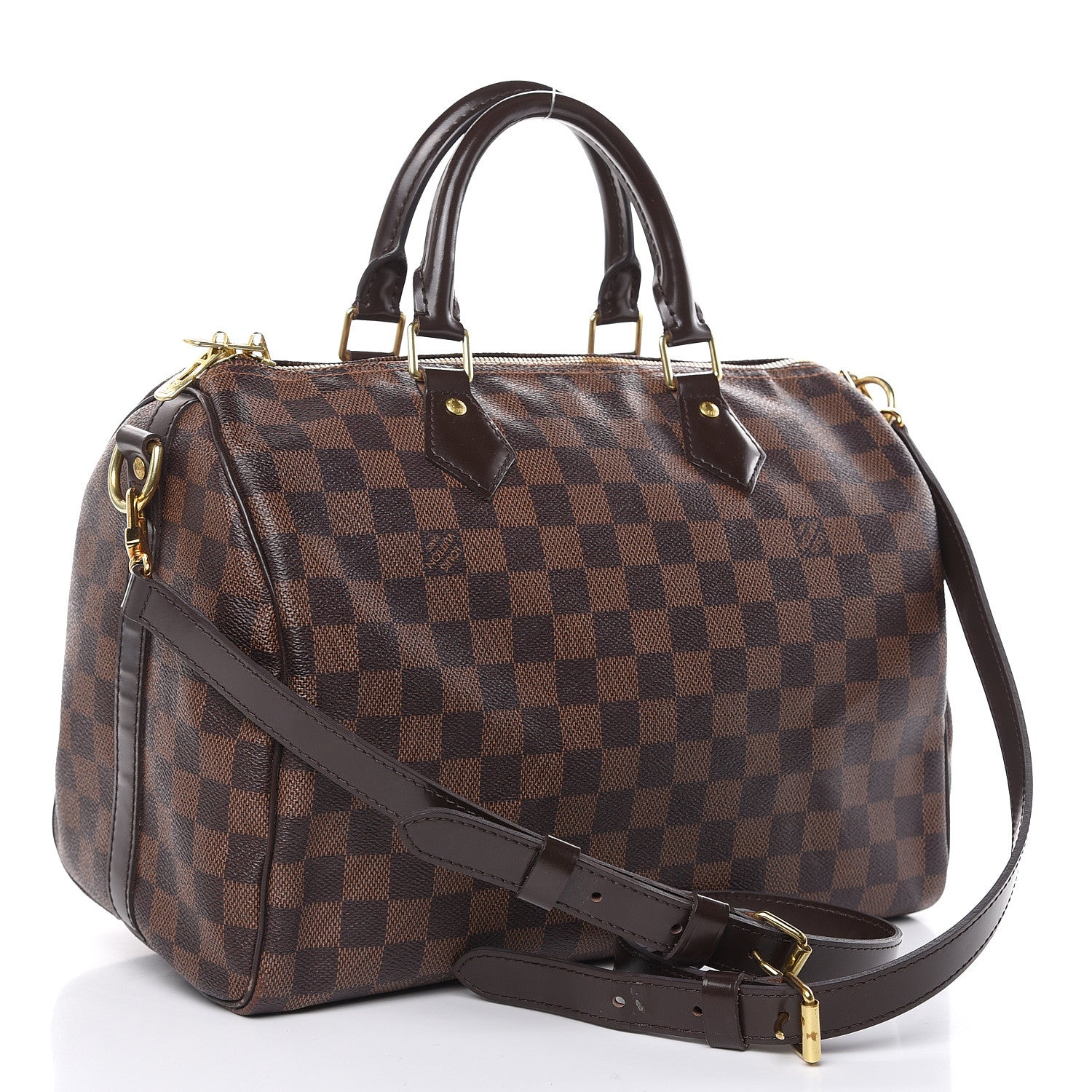 Louis Vuitton Damier Ebene Speedy Bandouliere 30 3 of 18