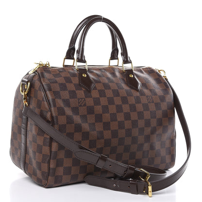 Louis Vuitton Damier Ebene Speedy Bandouliere 30 3 of 18