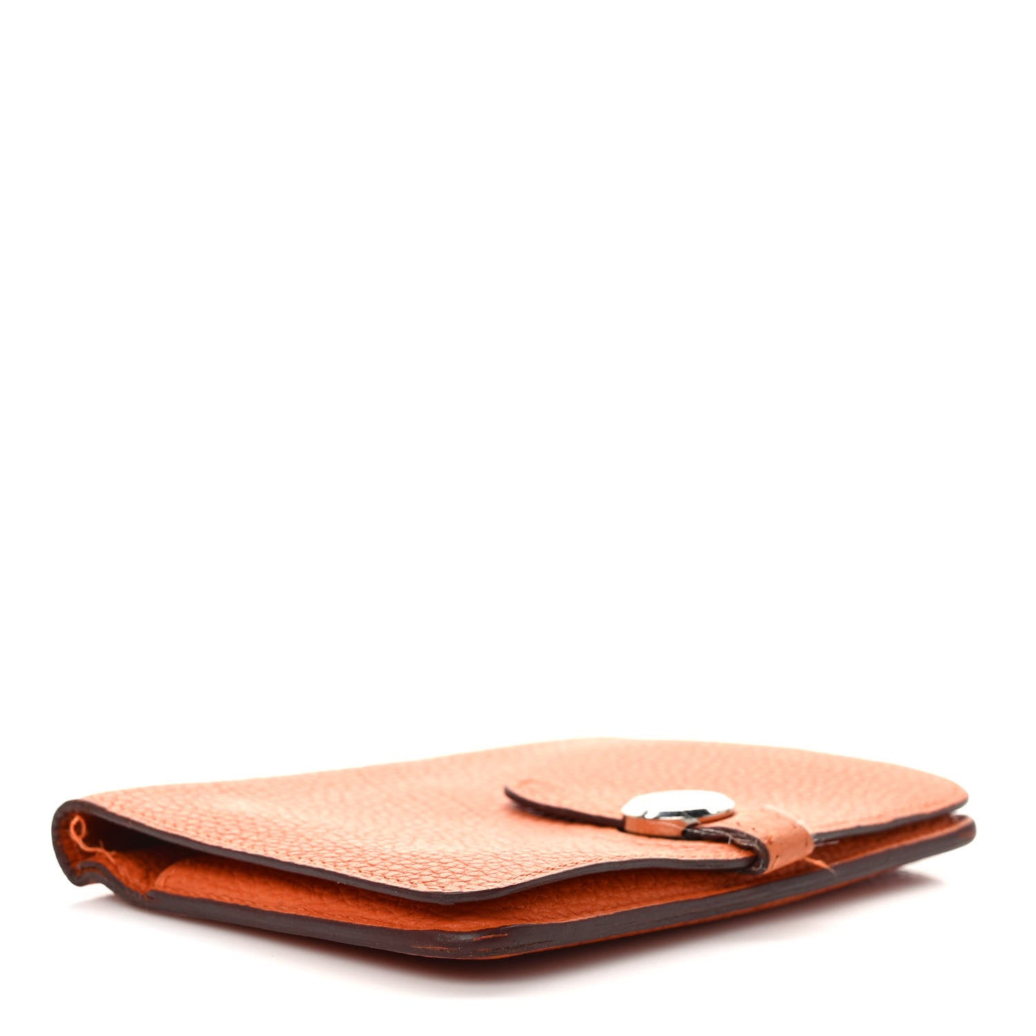 Hermes Togo Verso Dogon Compact Wallet Orange 4 of 9