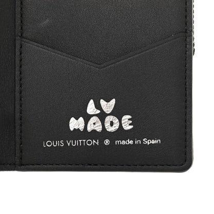 Louis Vuitton X NIGO Taurillon Monogram Denim Drip Pocket Organizer Black 6 of 6