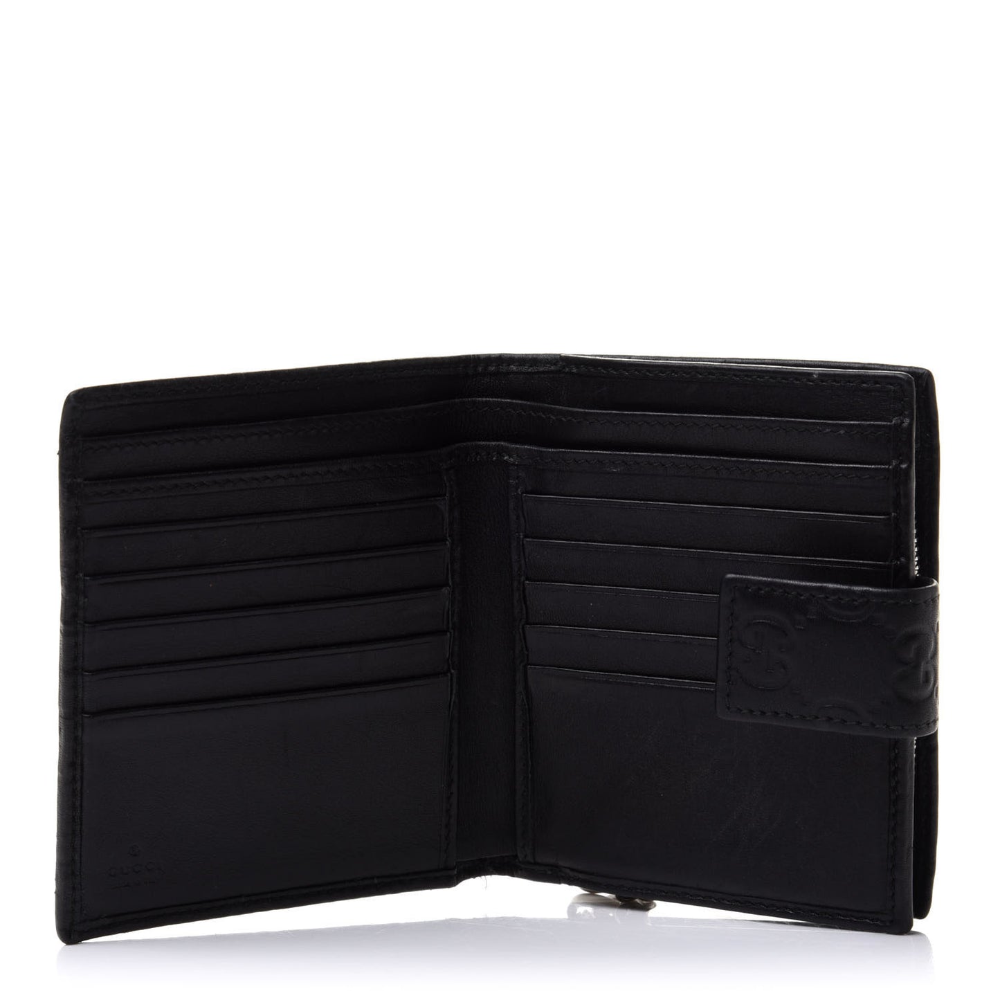 Guccissima Twins French Wallet Black