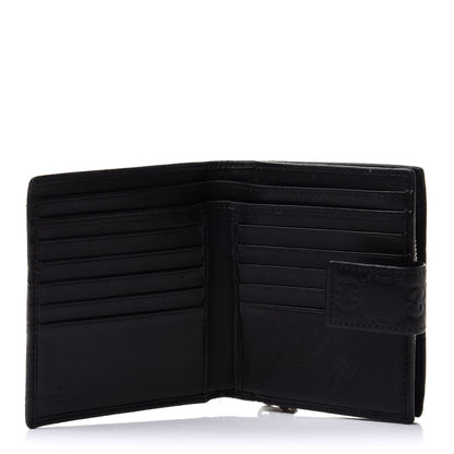 Gucci Guccissima Twins French Wallet Black 6 of 16