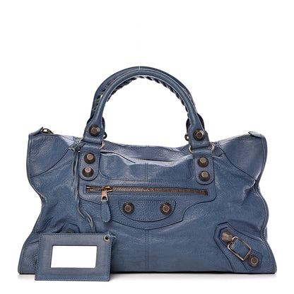 Balenciaga Agneau Giant 21 Rose Gold Hardware Work Atlantique 1 of 10