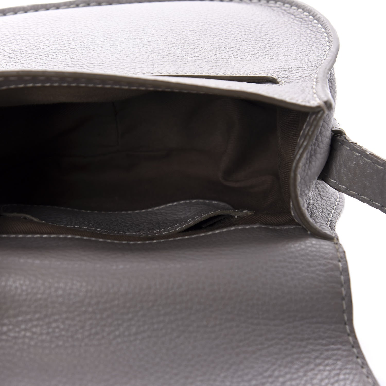 Chloe Calfskin Mini Marcie Round Crossbody Bag Cashmere Grey 5 of 11