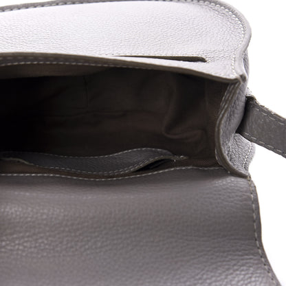 Chloe Calfskin Mini Marcie Round Crossbody Bag Cashmere Grey 5 of 11