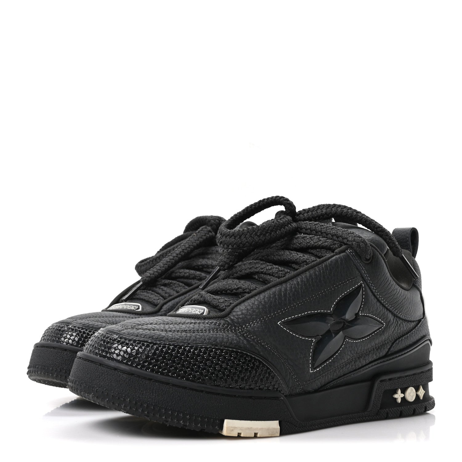 Louis Vuitton Mens LV Skate Sneakers 7.5 Black 1843073 – FASHIONPHILE