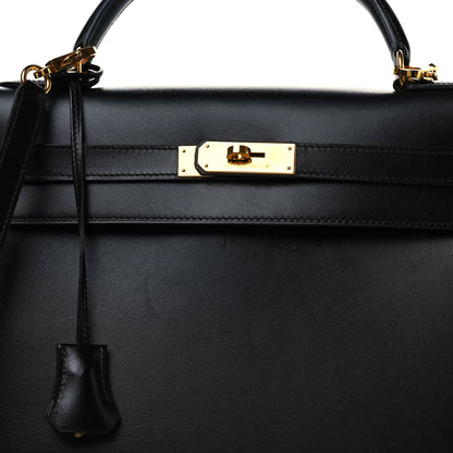 Hermes Box Kelly Sellier 32 Black 8 of 10
