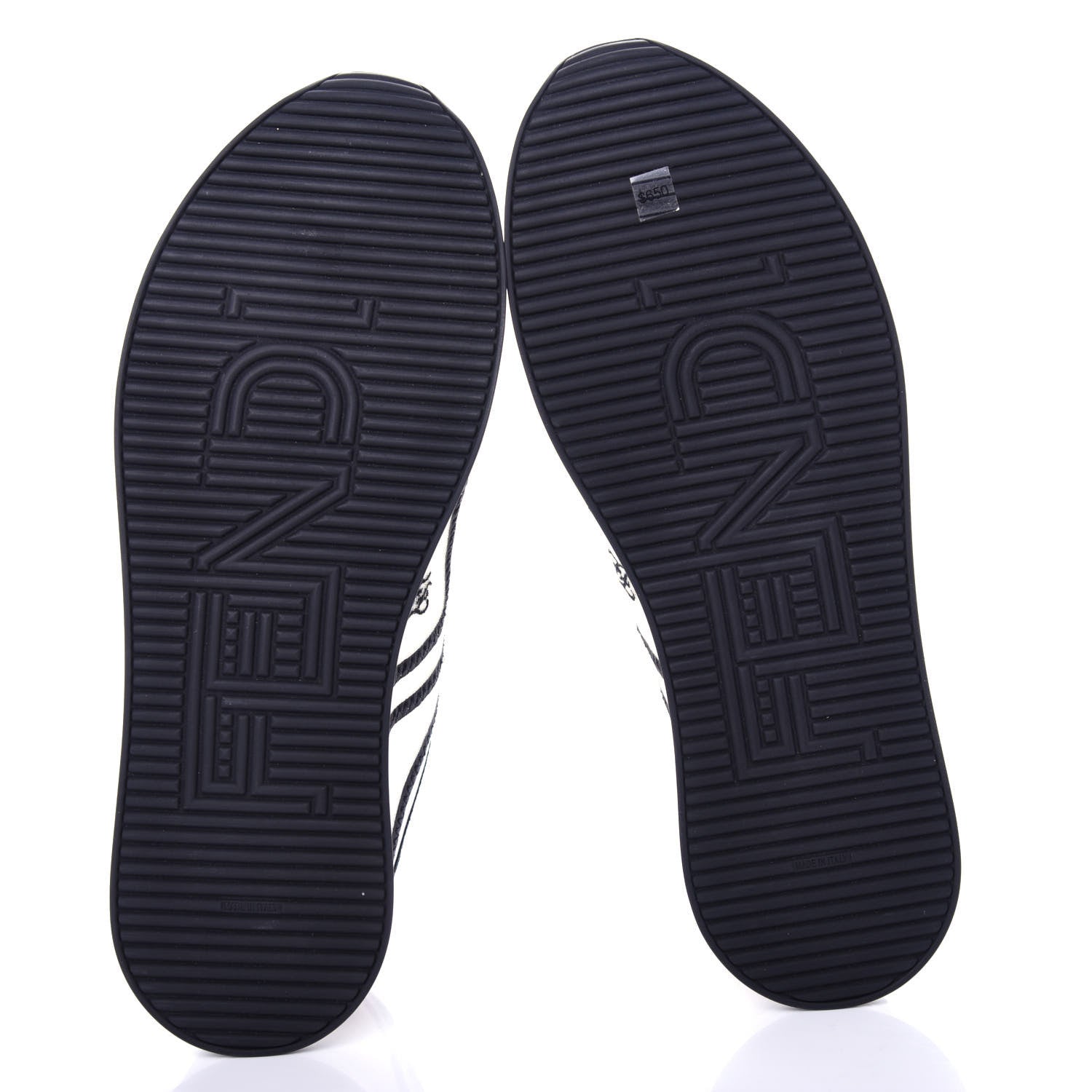 Fendi Mesh FF Karligraphy Slip On Sneakers 37.5 White 6 of 9