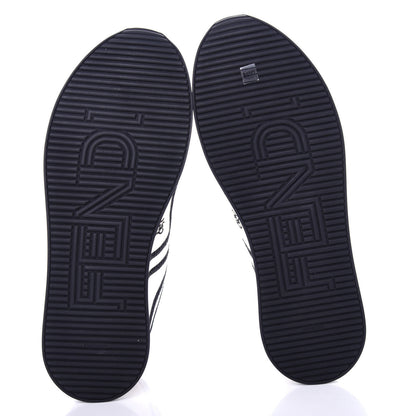 Fendi Mesh FF Karligraphy Slip On Sneakers 37.5 White 6 of 9