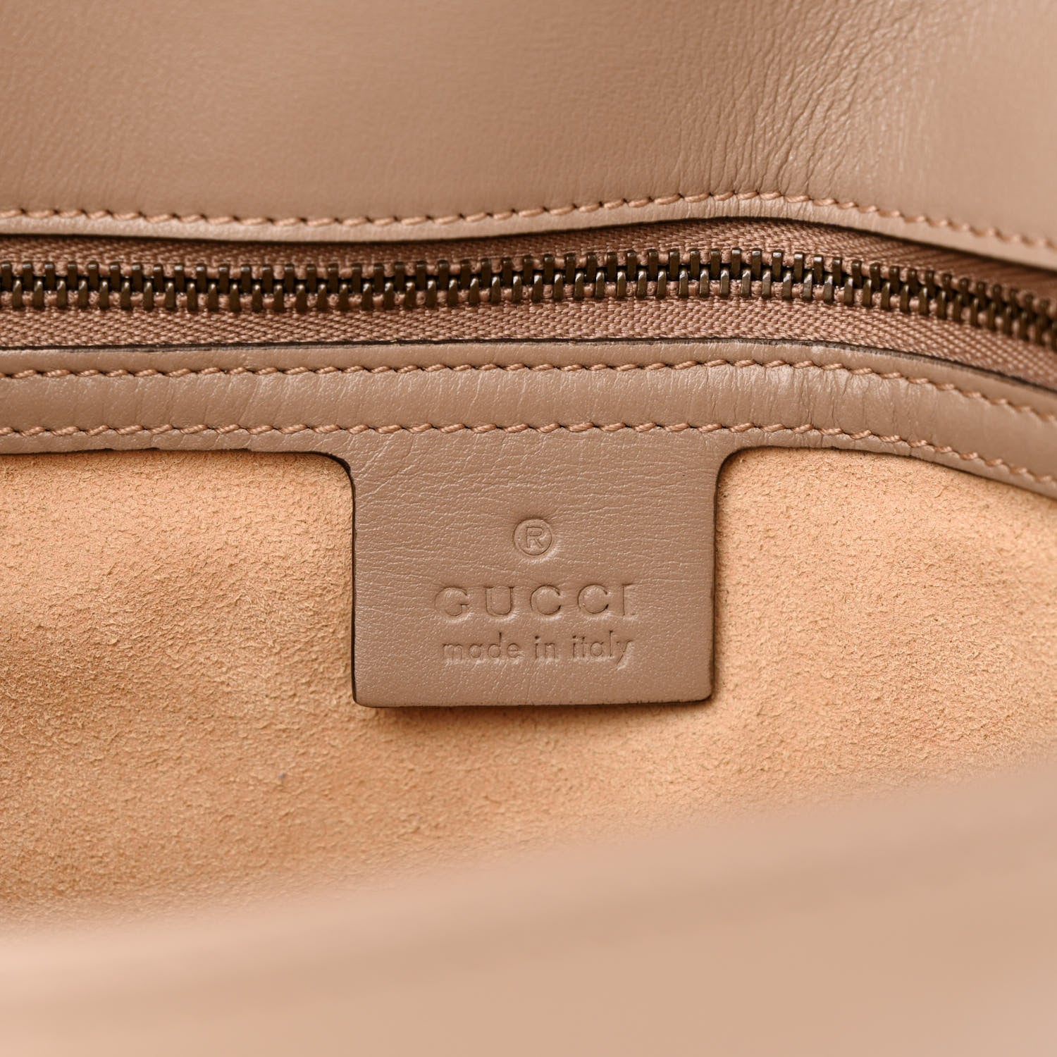 Gucci Calfskin Matelasse Medium GG Marmont Shoulder Bag Porcelain Rose 6 of 14
