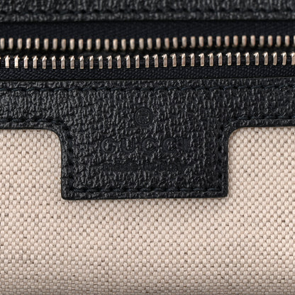 Gucci GG Supreme Monogram Textured Calfskin Web Medium Ophidia Shopping Tote Beige Blue 6 of 10