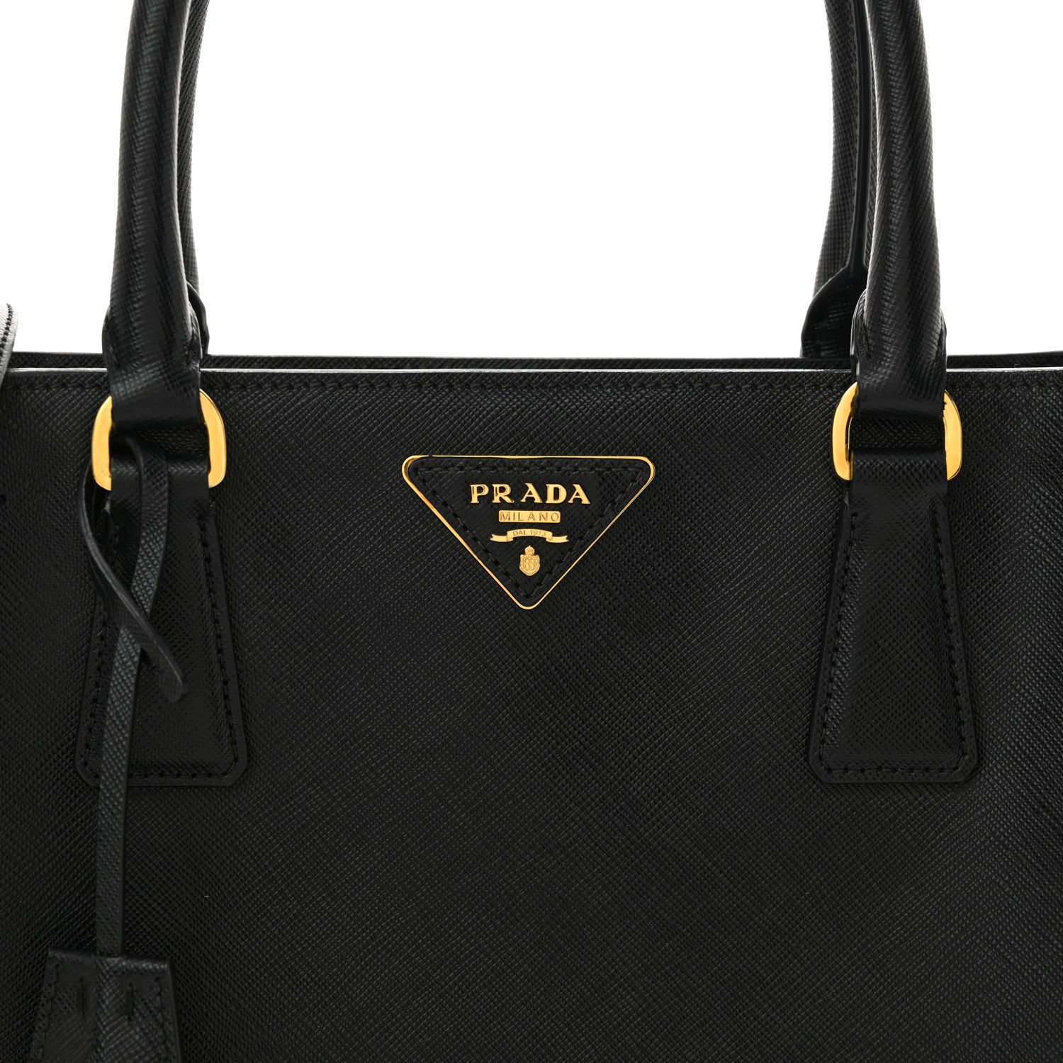 Prada Saffiano Lux Medium Tote Black 10 of 13