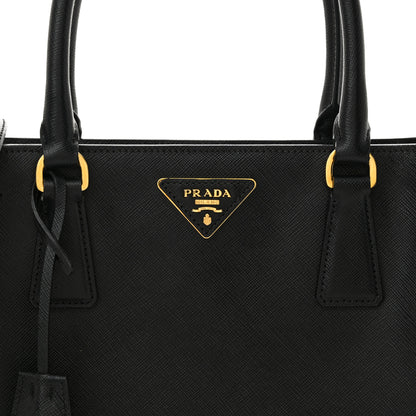 Prada Saffiano Lux Medium Tote Black 10 of 13